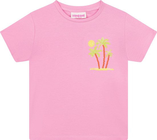 Someone FARO-SG-02-B T-shirt filles - PINK