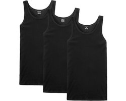 Heren Tanktops 3/5 Pack - Diverse Kleuren - 100% Katoen - Hoge Kwaliteit - Ondergoed voor Mannen - Niet Krimpend en Ondoorzichtig