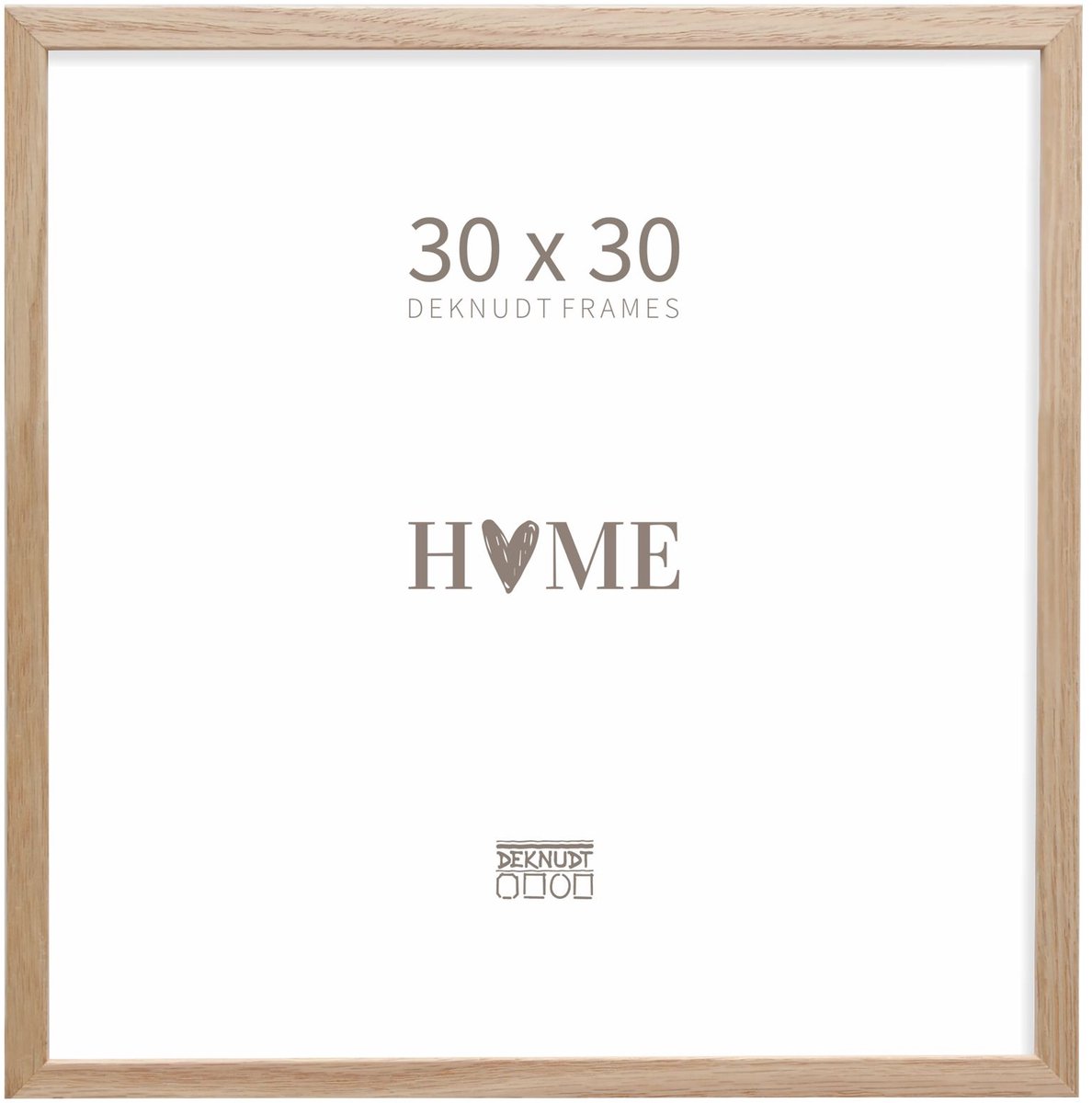 Deknudt Frames fotolijst S47CJ1 - naturel eik - voor foto 30x30 cm