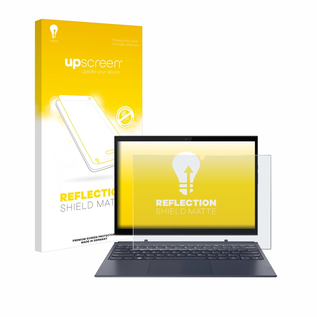 upscreen - Screenprotector voor Lenovo Yoga Duet 7 - Folie Beschermfolie anti glare matte
