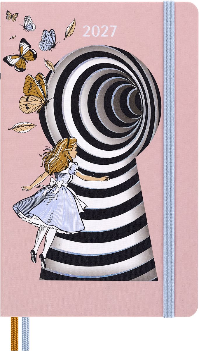 Moleskine 12 Maanden Agenda - 2027 - Alice in Wonderland - Wekelijks - Large - Alice