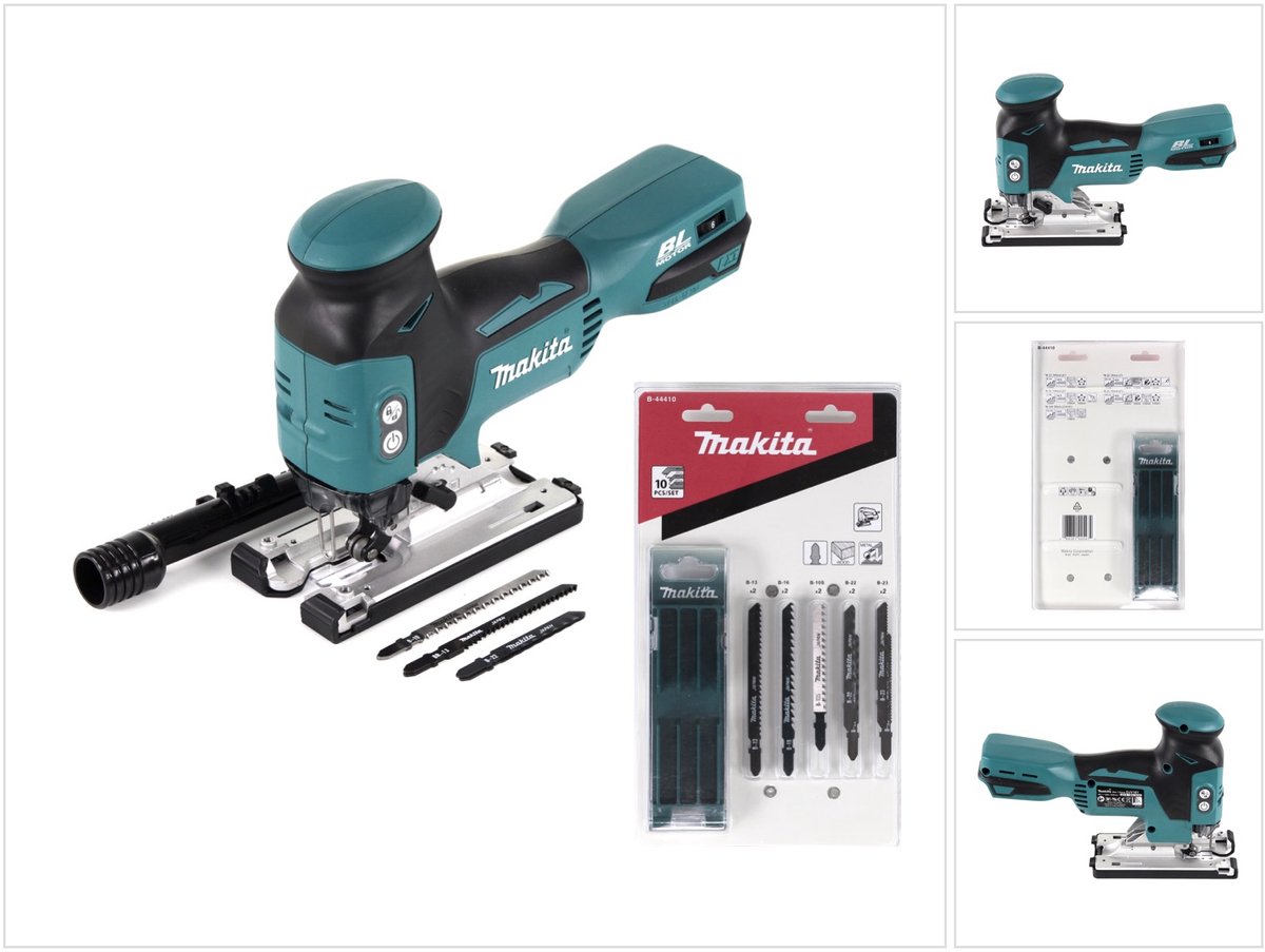 Makita DJV 181 Z accu pendelzaag 18V borstelloos solo + 17x zaagblad - zonder accu, zonder lader