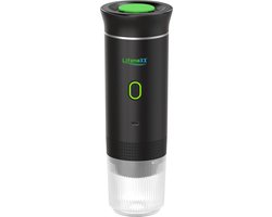 Lifenaxx Espresso to go - Draagbare Espresso Machine - Oplaadbaar via USB-C - Voor Capsules & Gemalen Koffie