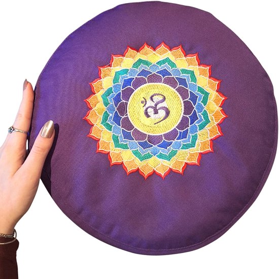 YogaStyles meditatiekussen Violet 7e chakra van YogaStyles — afbeelding 3