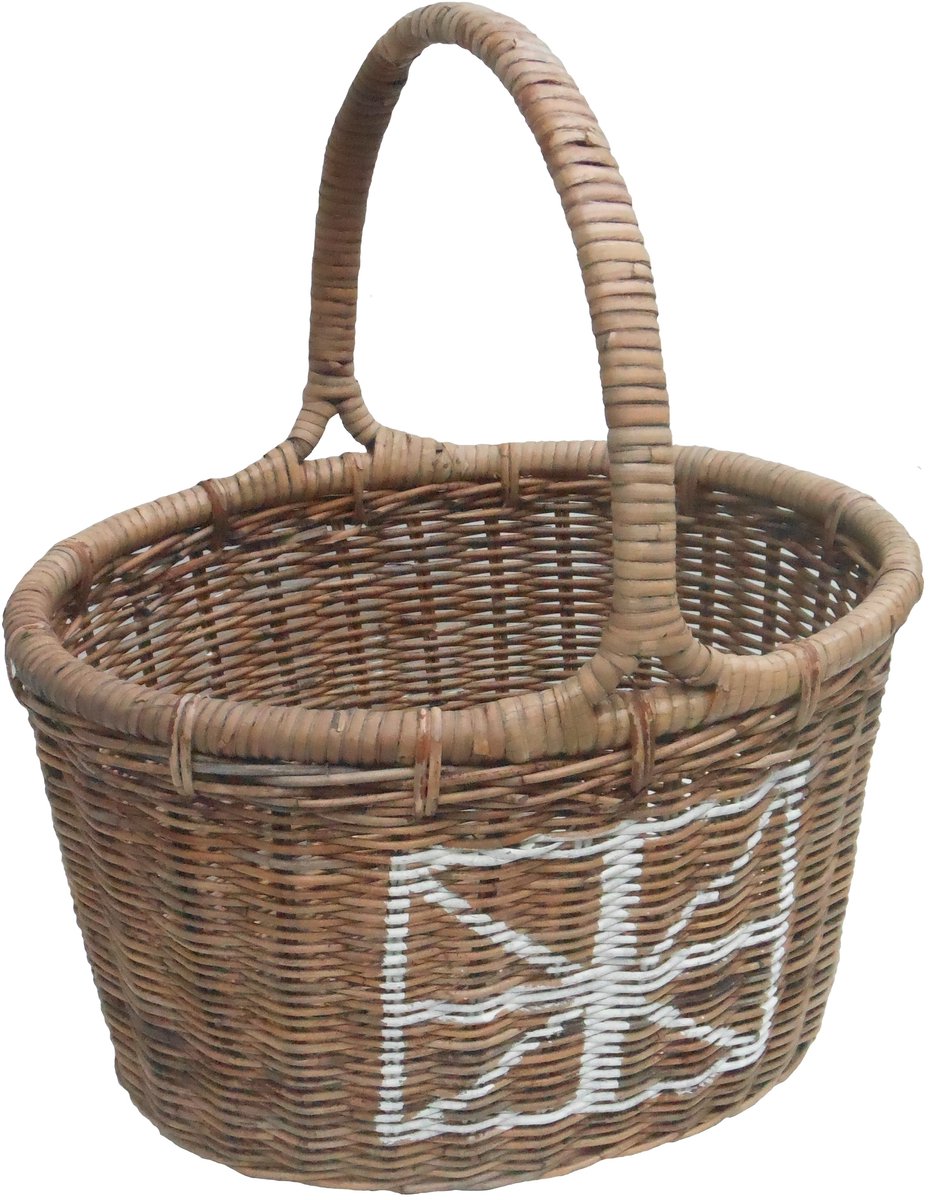 LaVie-Picknickmand riet-Hengselmand riet