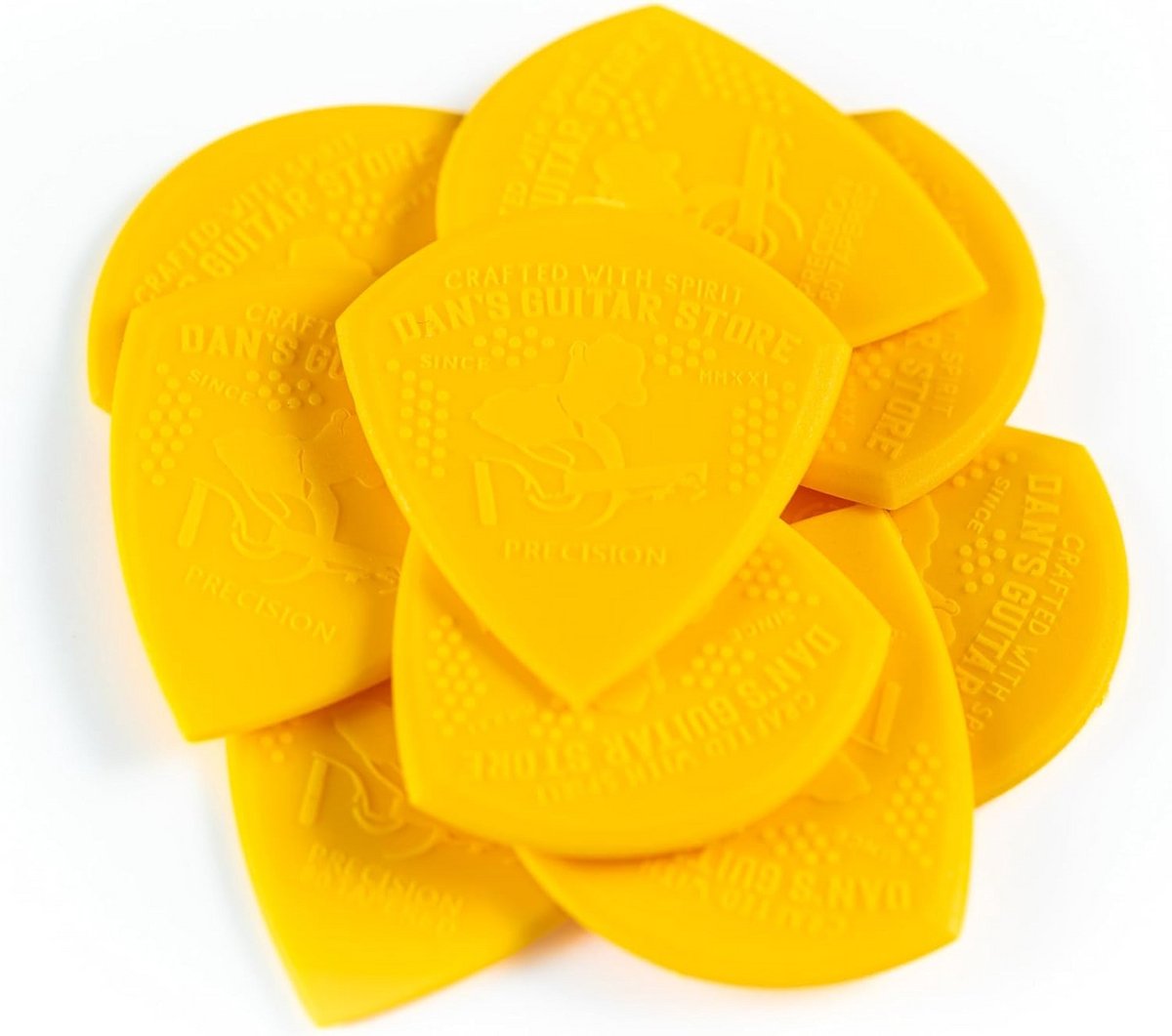 Plectrums 0,80 mm 10-Pack - Hoogwaardige Medium/Lichte Gitaar Plectrums met Extra Grip