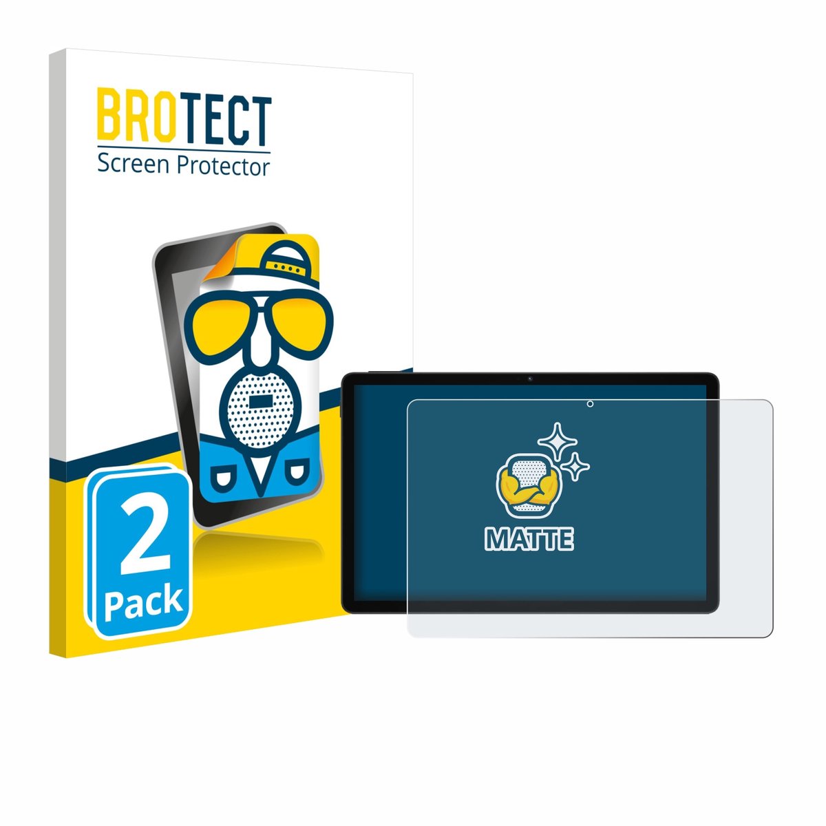BROTECT - Screenprotector voor Doogee Tab A9 Pro+ - Folie Beschermfolie matte 2 Stuks