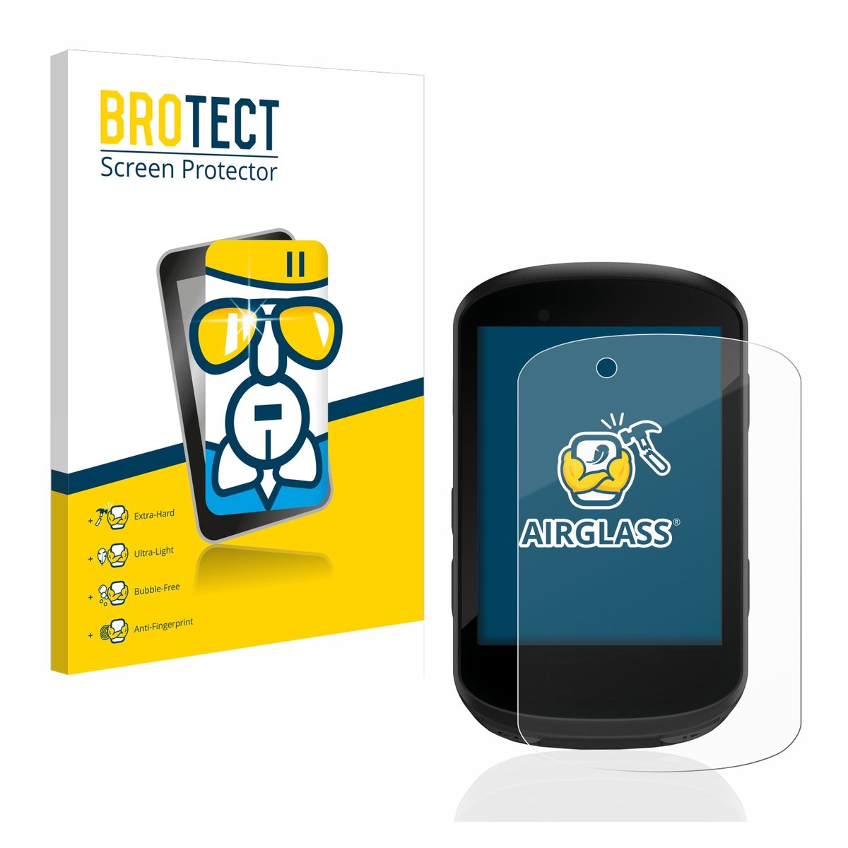 Screenprotector voor Garmin Edge 530 Beschermglas transparant