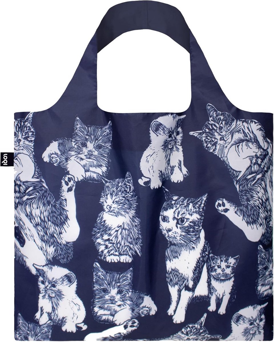 Waterdichte Herbruikbare Boodschappentas met Rode Papaver Print
