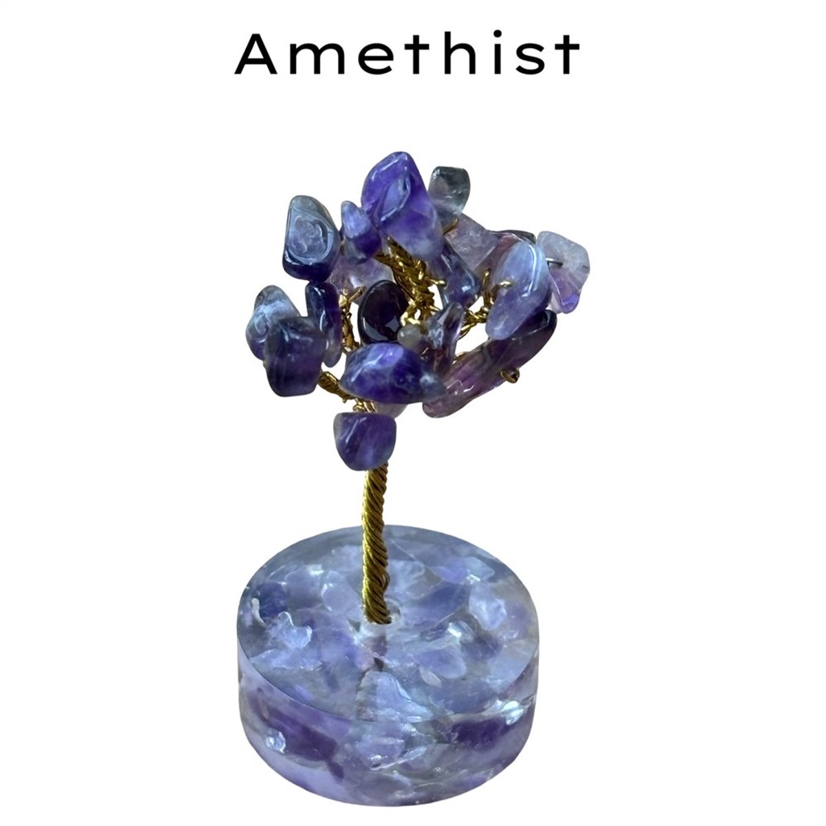 Edelsteen boompje Amethist - Edelsteenboom - Edelstene boompje