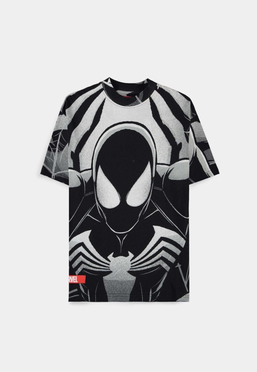 Marvel SpiderMan - Venom AOP Heren Tshirt - 2XL - Zwart