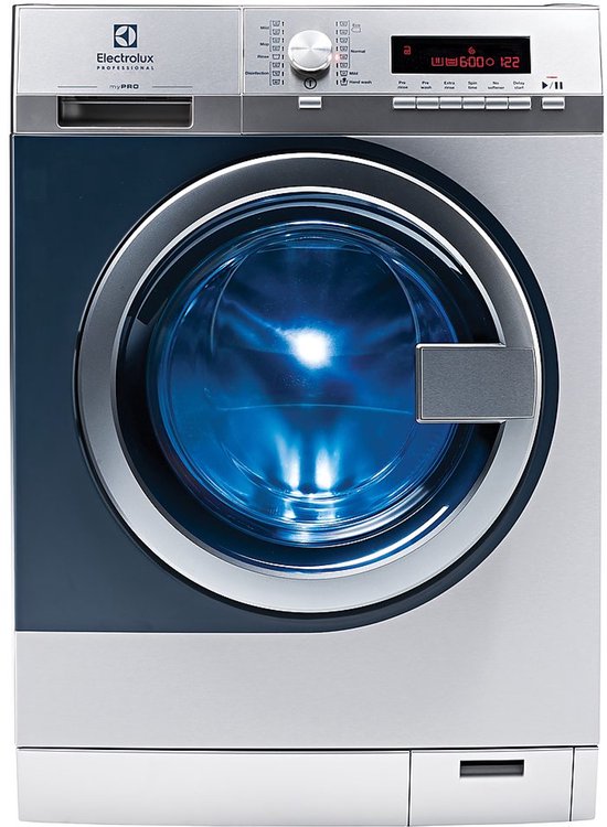 Electrolux Professional WE170V wasmachine Voorbelading 8 kg 1400 RPM Blauw, Roestvrijstaal, Wit