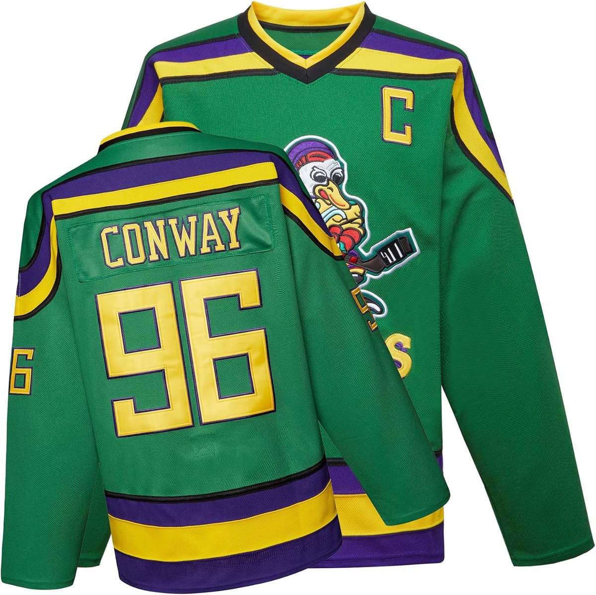 IJshockey Shirt Film Thema Retro Jaren 90 Kleding Conway Banks