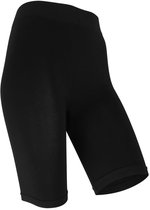 Marianne - Naadloze broekje/Shortlegging met comfortboord - Zwart - Maat 44/48