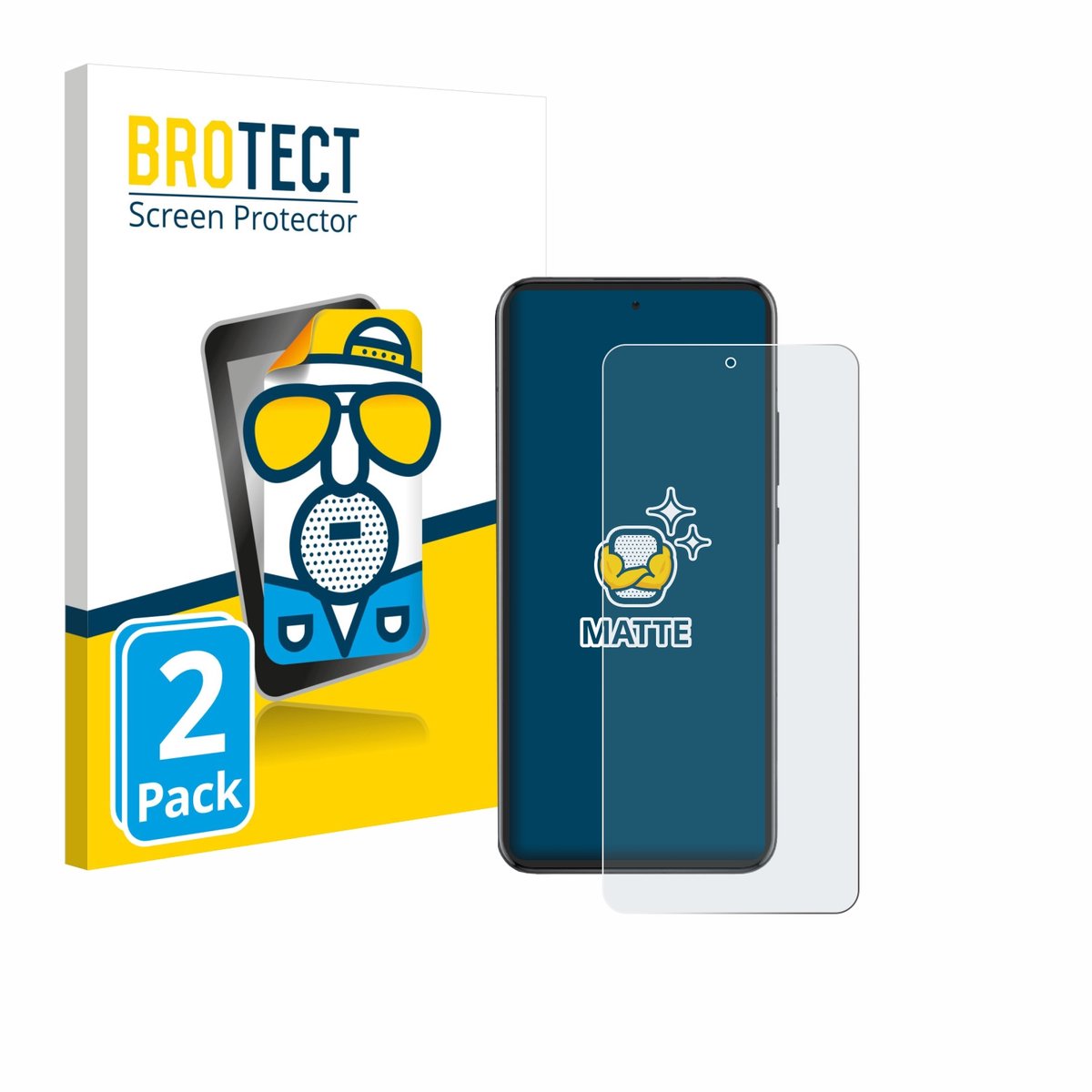 BROTECT - Screenprotector voor Oppo Reno 13 Pro - Folie Beschermfolie matte 2 Stuks