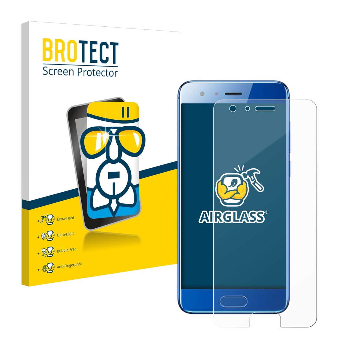 Screenprotector voor Honor 9 Beschermglas transparant