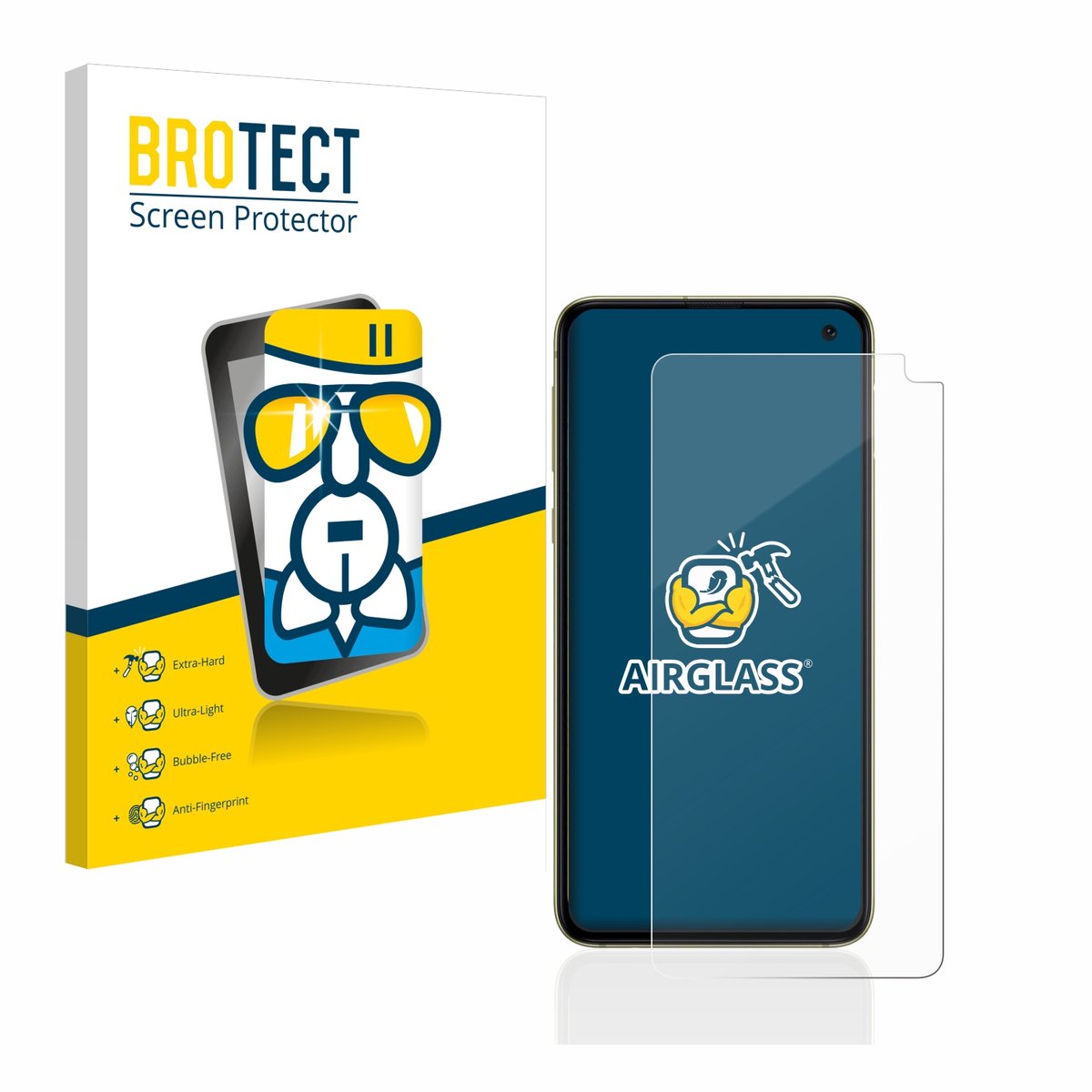 Screenprotector voor Samsung Galaxy S10e Beschermglas transparant