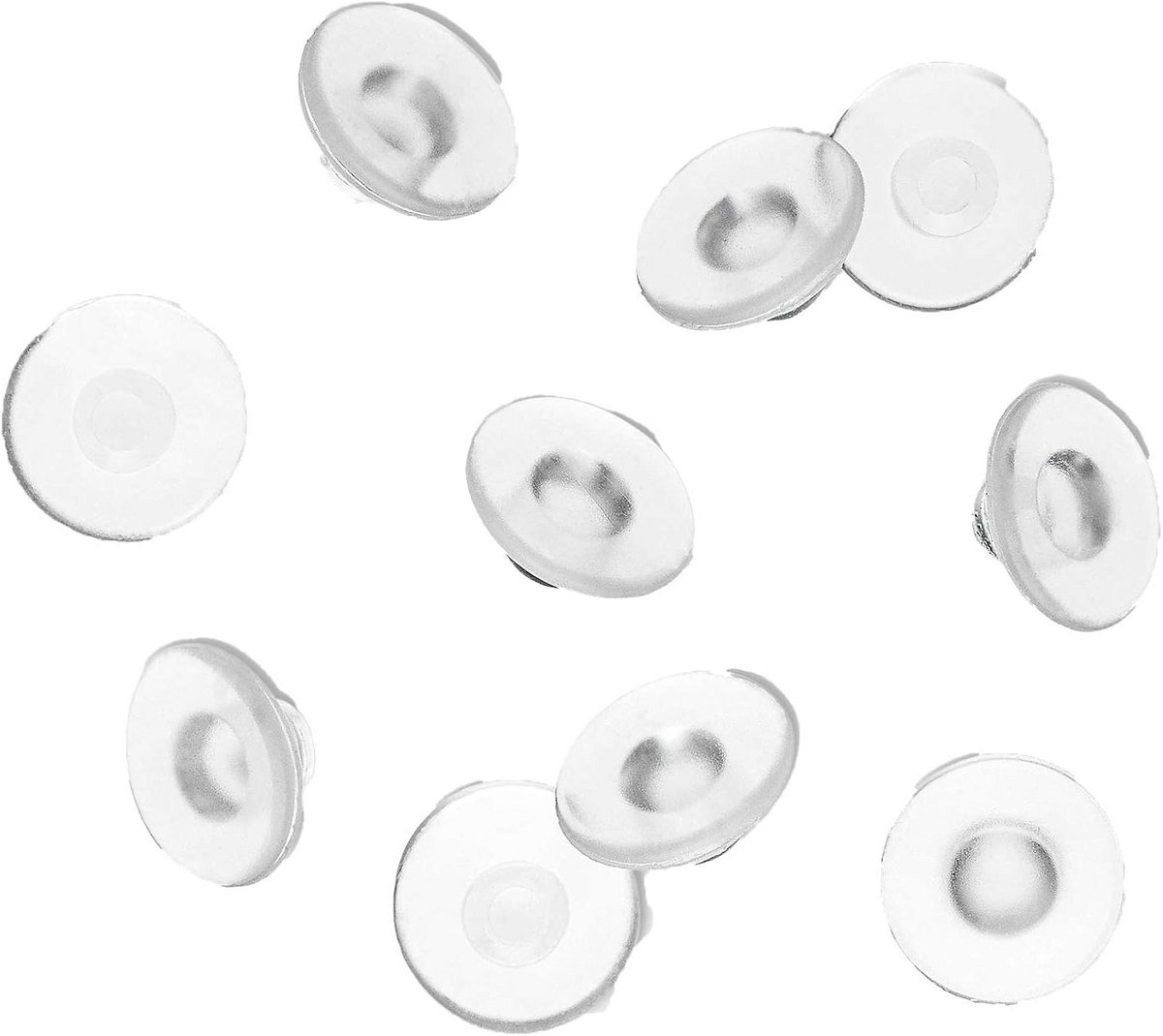 10 Stuks Achterkantjes Kussentjes voor Oorclips