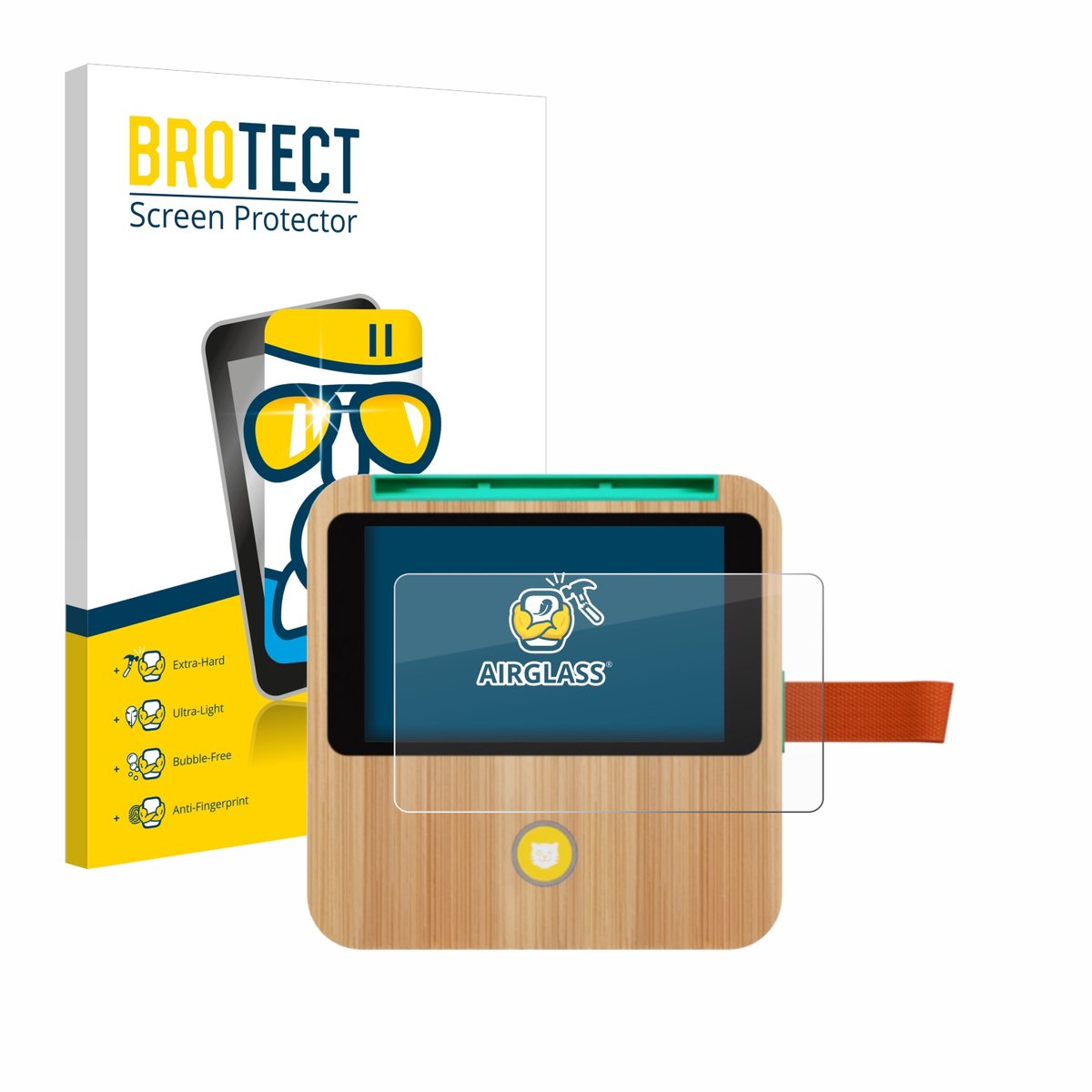 Screenprotector voor tigerbox Touch Plus Beschermglas transparant