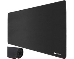 Muismat Gaming XXL - Zwart - 89x40cm - Anti Slip - Grote Muismat Voor Toetsenbord