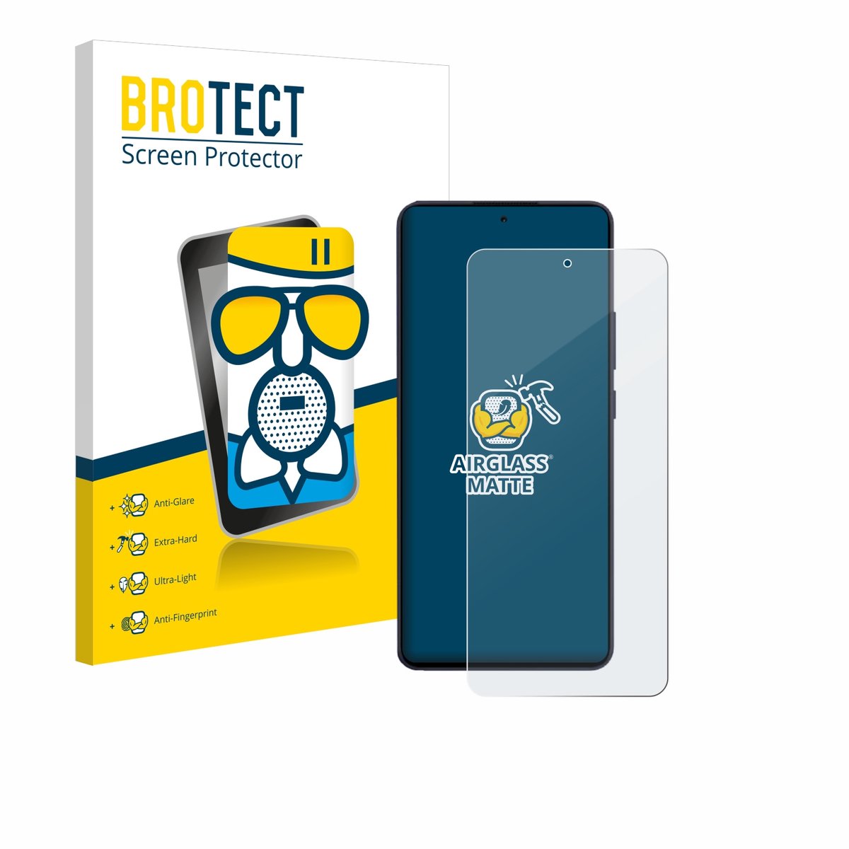BROTECT - Screenprotector voor Oppo Reno 13 F - Folie Beschermfolie Beschermglas matte