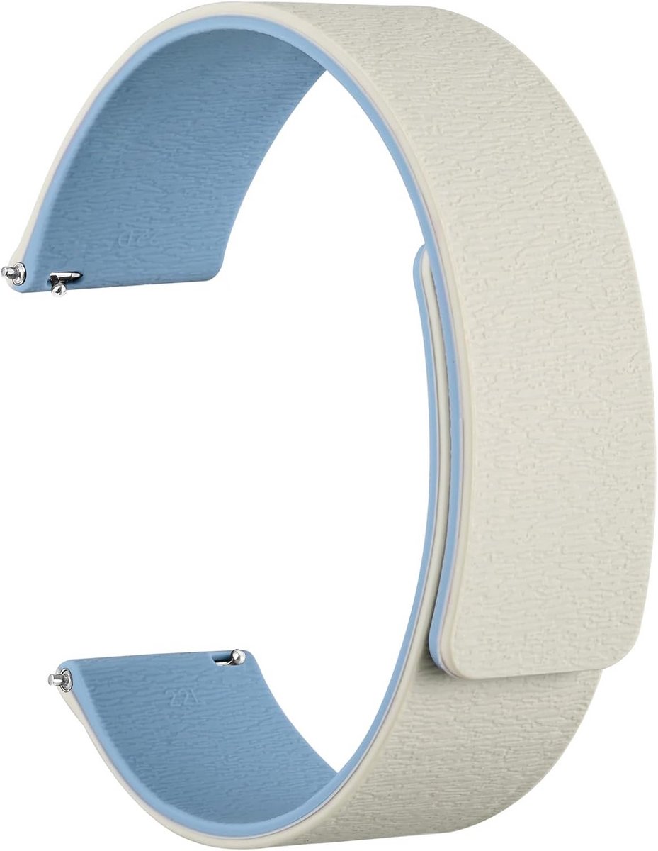 Magnetische Horlogeband 20mm 22mm Siliconen Houtnerf Snelbevestiging Universeel