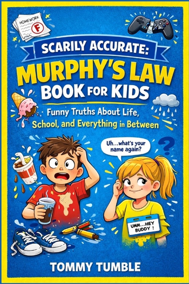 Omslag van Scarily Accurate Murphy's Law Book For Kids
