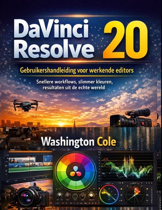 DaVinci Resolve 20 Gebruikershandleiding voor werkende edito ... - cover