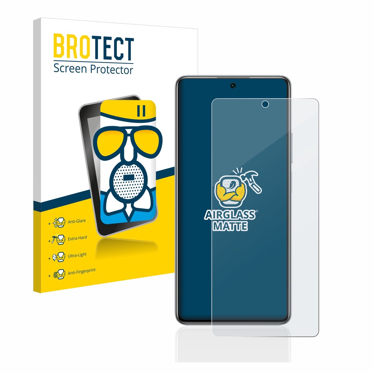 BROTECT - Screenprotector voor Xiaomi 11T Pro - Folie Beschermfolie Beschermglas matte