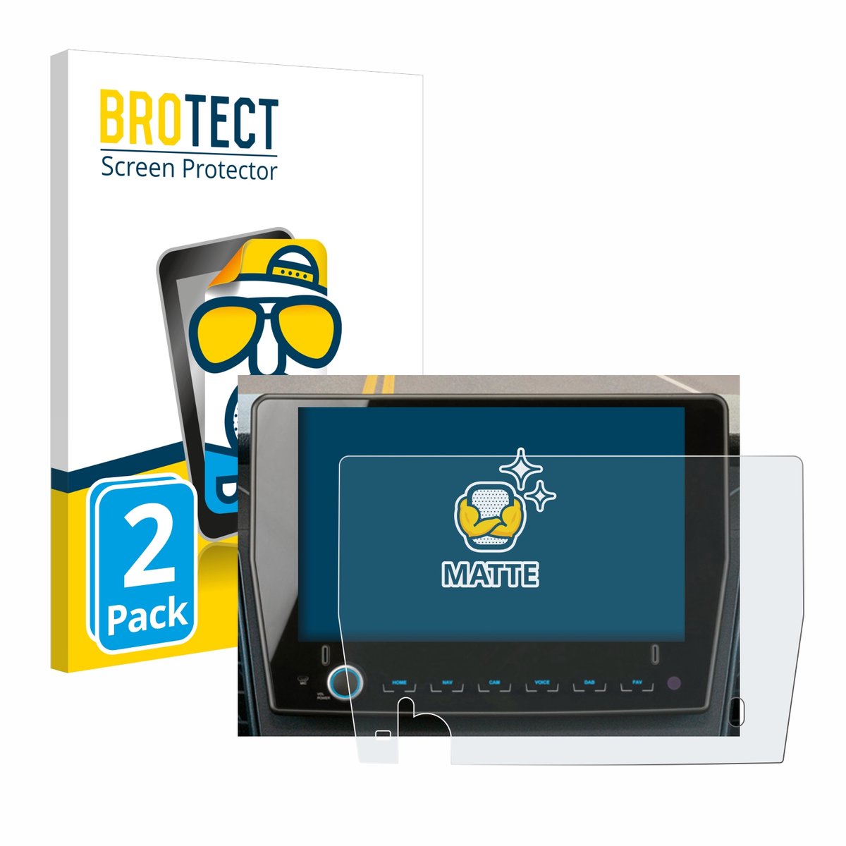 BROTECT - Screenprotector voor Xzent F-285 - Folie Beschermfolie matte 2 Stuks