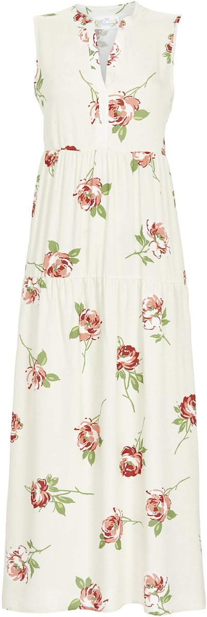 Ringella Lang rozen nachthemd Ringella - Wit - Maat - 42