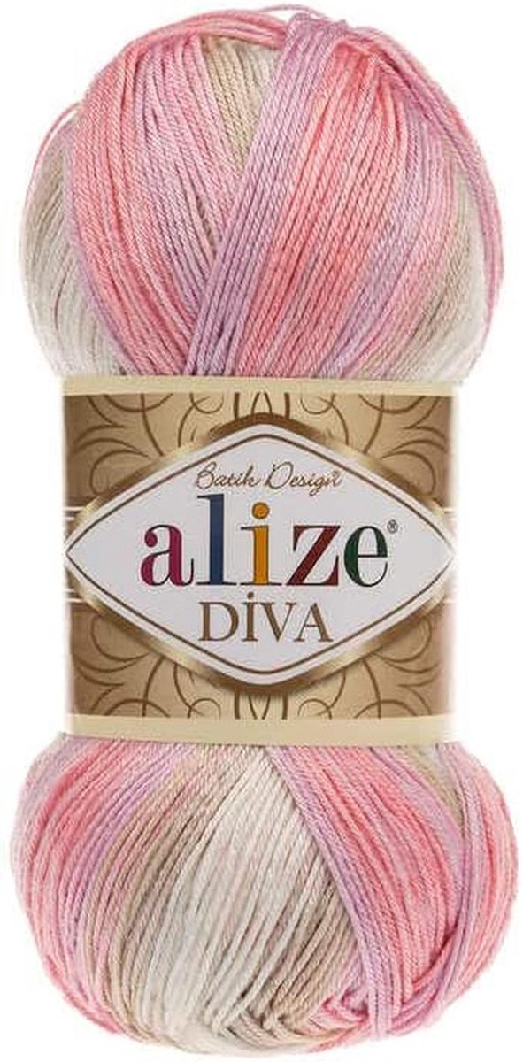 Microvezel Garen Kleurverloop voor Haken en Breien - Zijdeachtig Effect - 4 Bollen (400g)