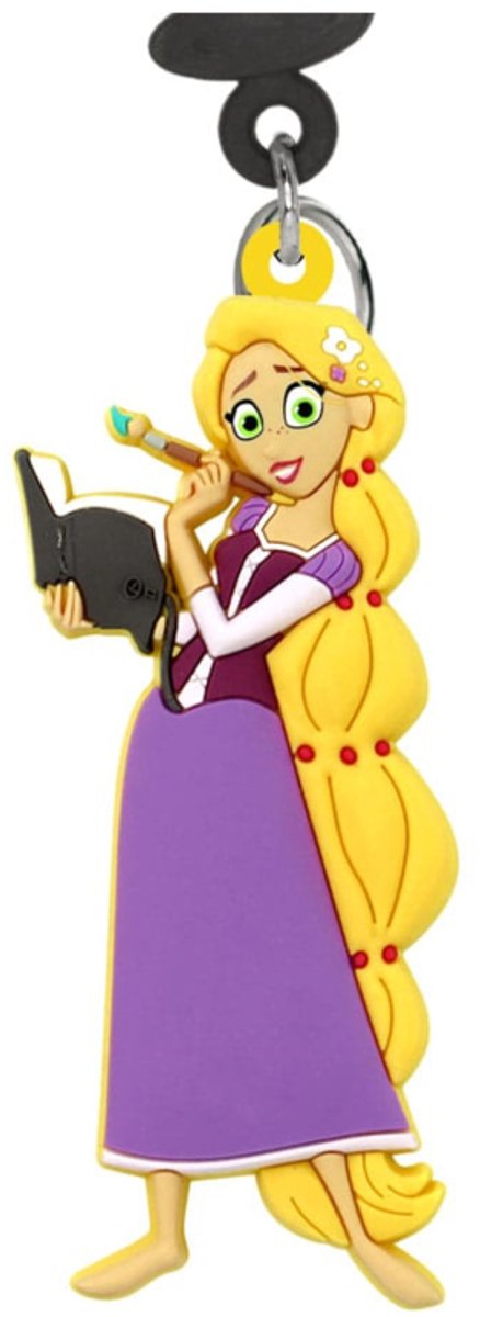 Disney Princess Soft Touch PVC Bag Clip Rapunzel
