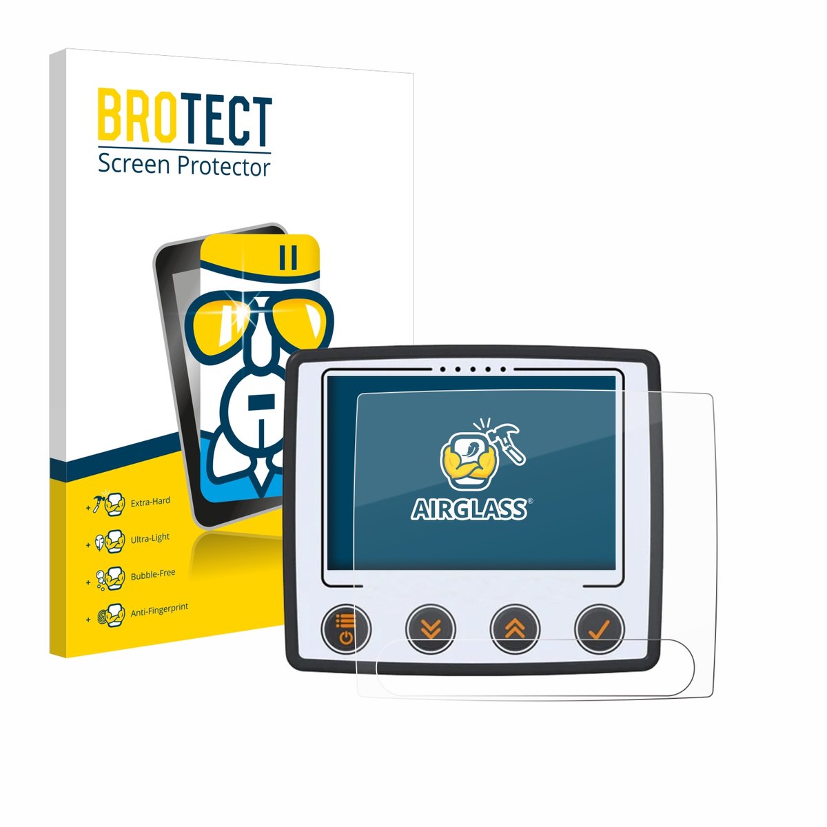 Screenprotector voor Skytraxx 5 Mini Beschermglas transparant