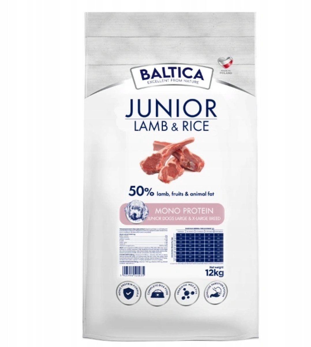 Baltica Baltica Nutraceutic - Hypoallergene Droogvoer - Junior - 12kg