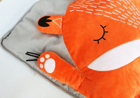 Fuchs Kinderschlafsack - Opvouwbaar - Multifunctioneel - Hoogwaardige Katoen - Warm en Comfortabel - Speels Design van Merkloos — afbeelding 4