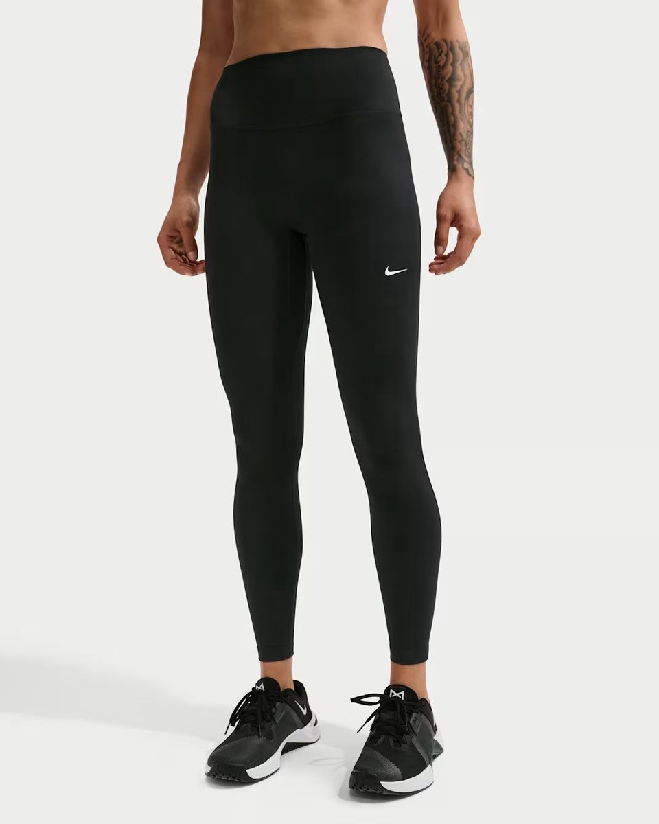 NIKE one seamless front women’s hig Lange trainingslegging dames Zwart