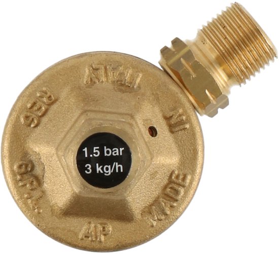 Gimeg karwei regelaar haaks 1,5bar 3/8 inch links binnen X buiten van Merkloos — afbeelding 2