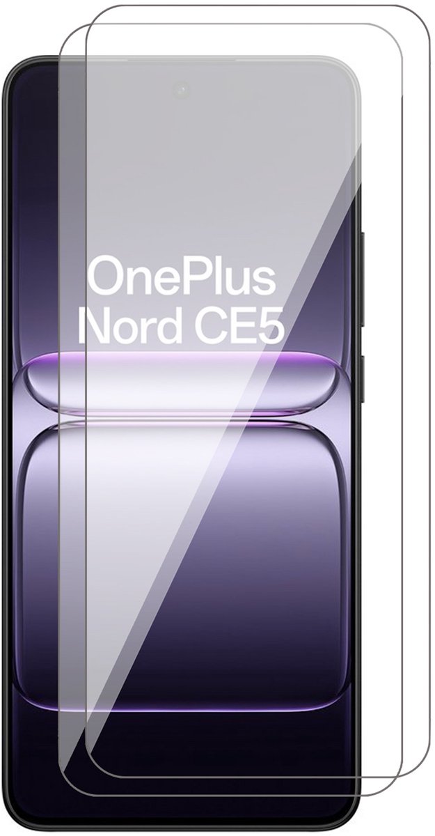 Screenprotector geschikt voor OnePlus Nord CE 5 - 2x Glas Screen Protector