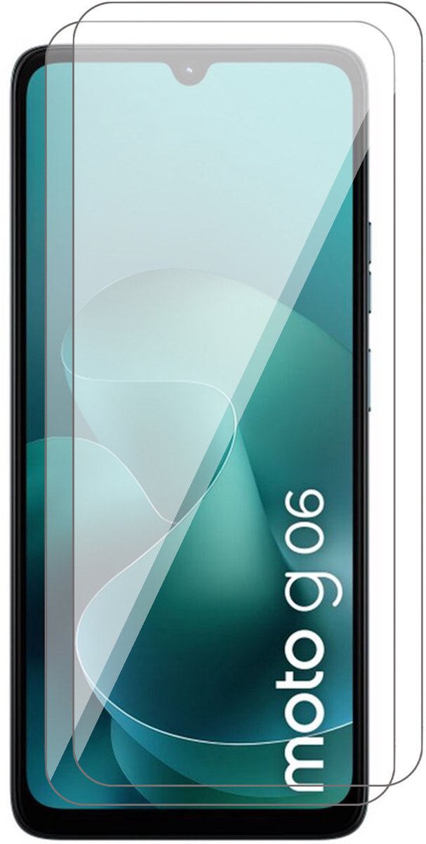Screenprotector geschikt voor Motorola Moto G06 / G06 Power - 2x Glas Screen Protector
