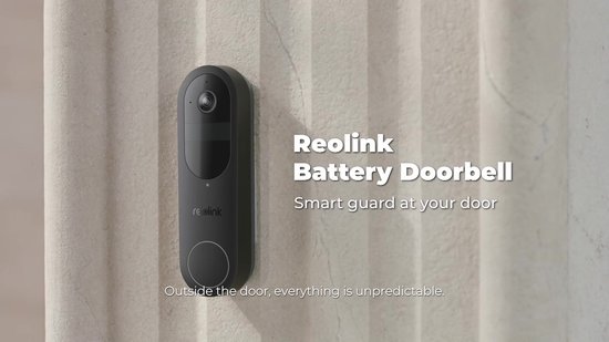 Reolink Deurbel + Home Hub - 4MP - 1:1 Beeld - Slimme Personen-/Voertuig-/Pakketdetectie - Batterij
