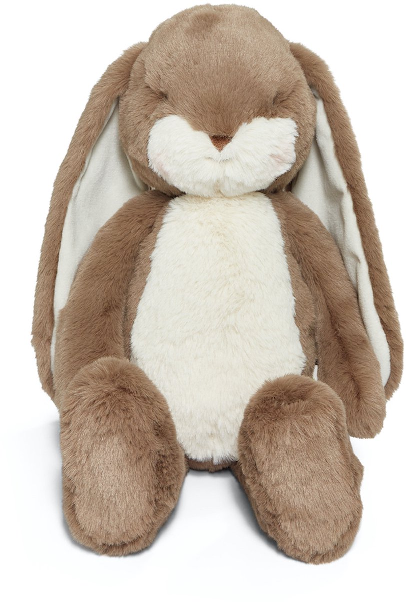 Bunnies By The Bay Floppy Nibble Konijn - Knuffeldier - Knuffel voor kinderen - Geborduurde details - Caramel - 44 cm