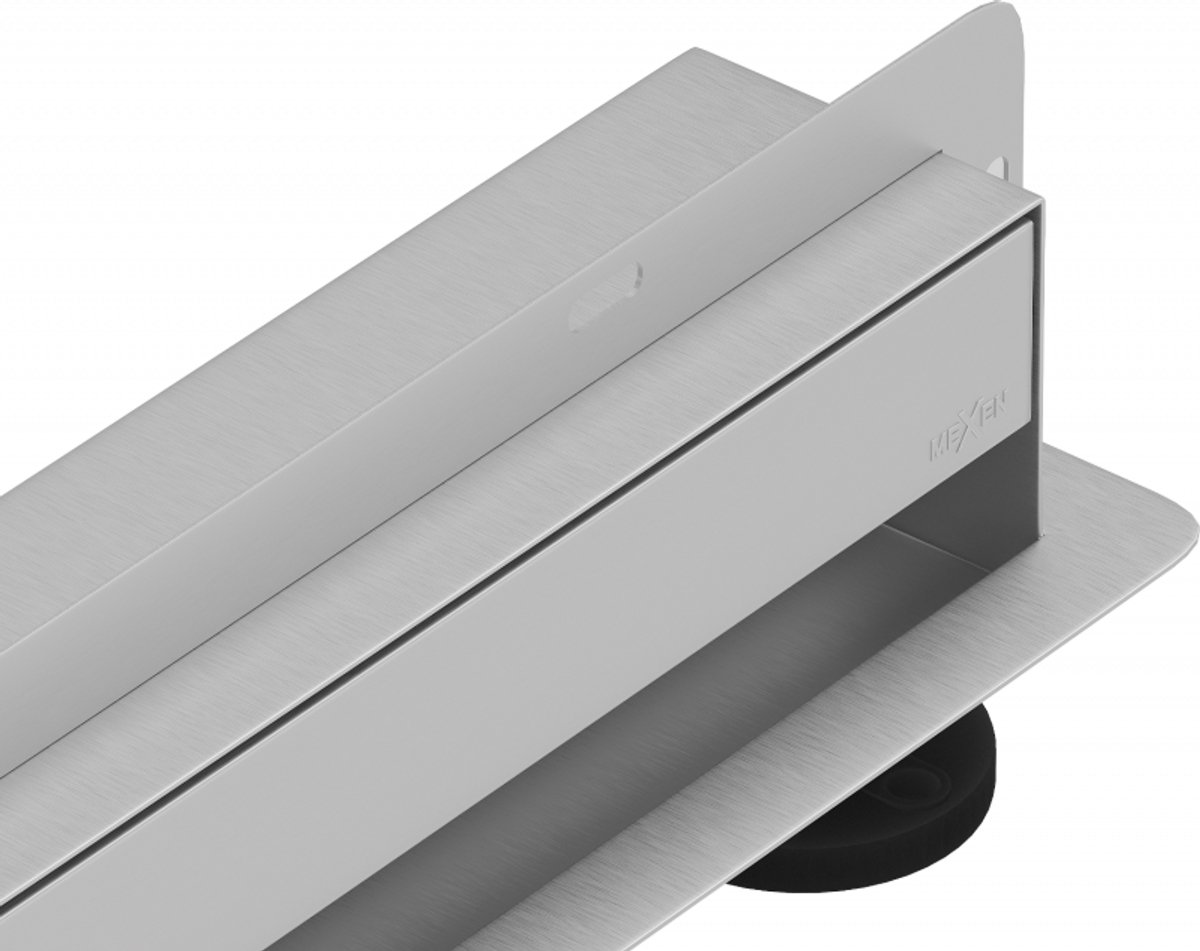 Mexen Flat Wall lineaire wandafvoer 2w1 50 cm, inox - 1030050