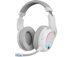 Aura® Game headset sans fil - Casque - Casque de jeu - Casques de jeu - Wit - 9cm x 18cm x 20cm