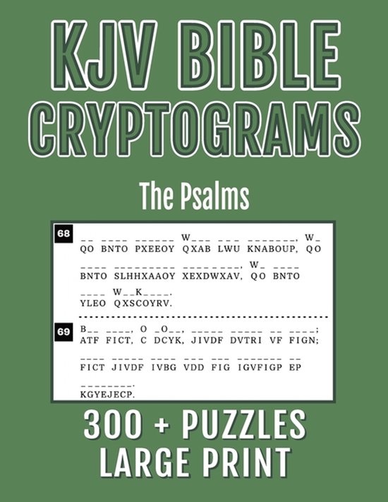 KJV Bible Cryptograms Large Print