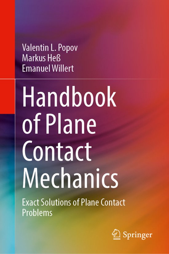 Handbook of Plane Contact Mechanics - cover