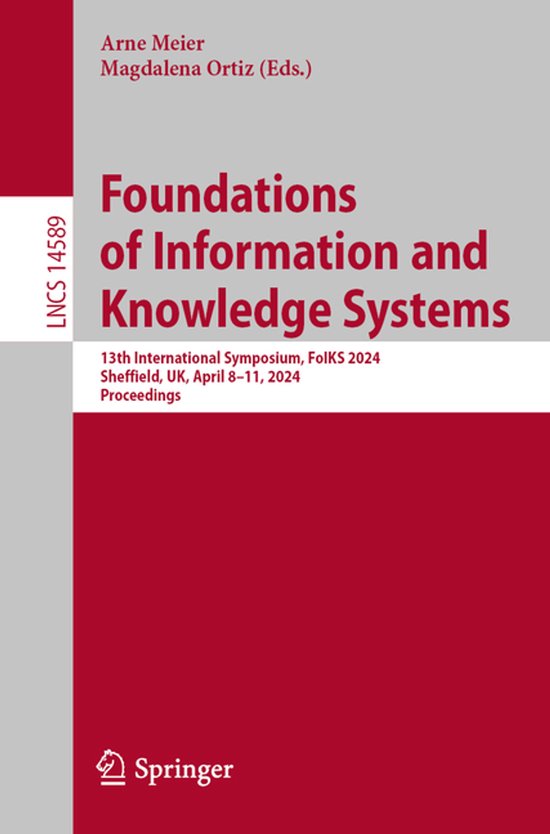 Lecture Notes in Computer Science14589- Foundations of Infor ... - cover