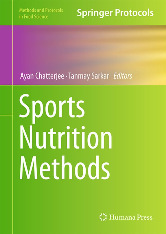 Methods and Protocols in Food Science- Sports Nutrition Meth ... - cover