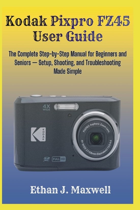 Kodak Pixpro FZ45 User Guide - cover