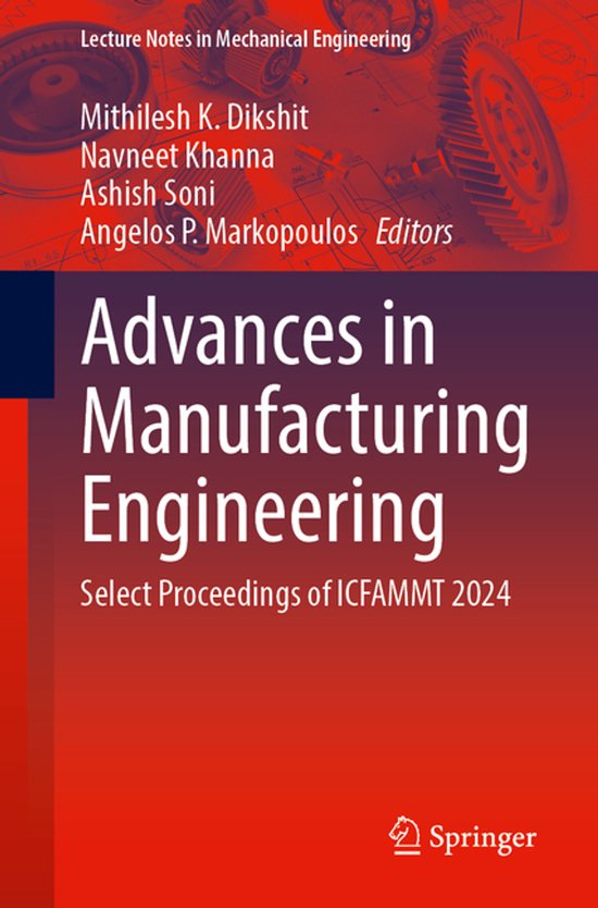 Lecture Notes in Mechanical Engineering- Advances in Manufac ... - cover